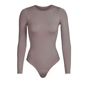 SKIMS crew neck long sleeve bodysuit